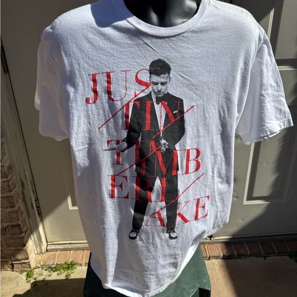 Bay Island, White, Short Sleeve, Justin Timberlake, Graphic Shirt, Size XXL
